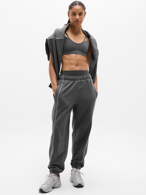 Forever Fleece High Rise Jogger - Shadow Grey/Stone