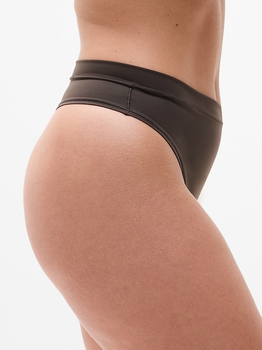 Image number 6 showing, BodyMove High Rise Thong Underwear