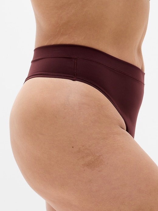 Image number 6 showing, BodyMove High Rise Thong Underwear