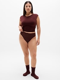 Image number 5 showing, BodyMove High Rise Thong Underwear