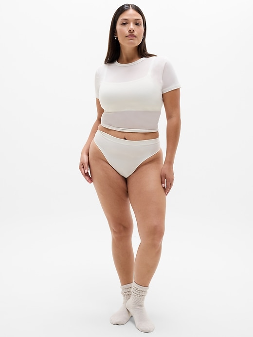 Image number 5 showing, BodyMove High Rise Thong Underwear