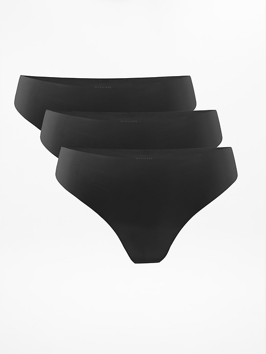 Image number 1 showing, Sleek Form No Show Bikini Underwear 3-Pack
