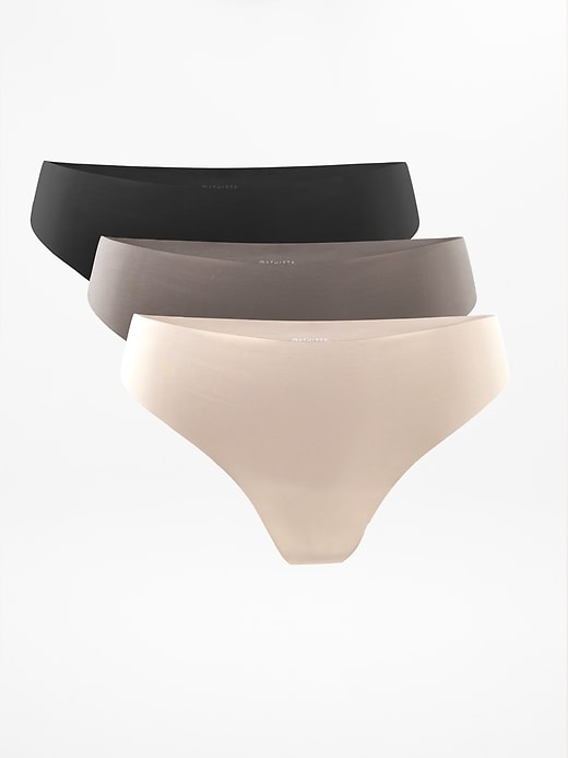 Image number 1 showing, Sleek Form No Show Bikini Underwear 3-Pack