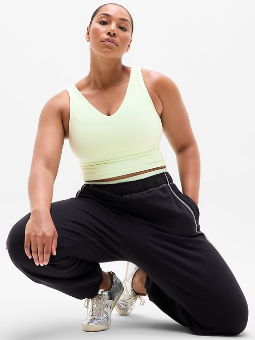 Image number 5 showing, Transcend V-Neck Crop Sports Bra D-DD