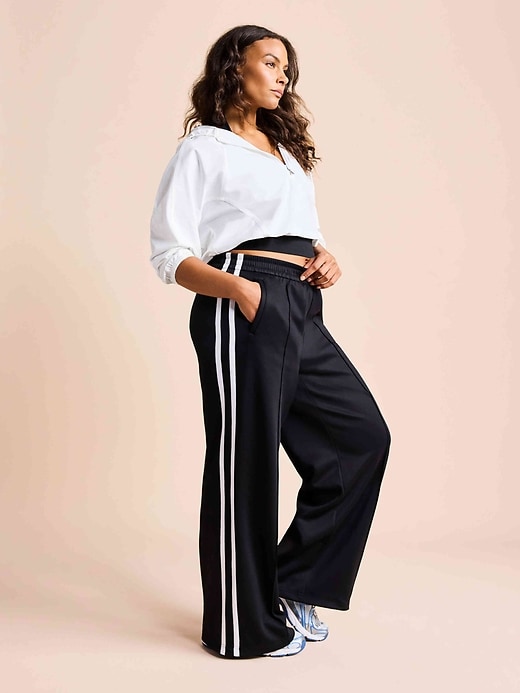 Image number 1 showing, Tempo Mid Rise Wide Leg Track Pant