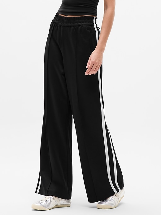 Image number 2 showing, Tempo Mid Rise Wide Leg Track Pant