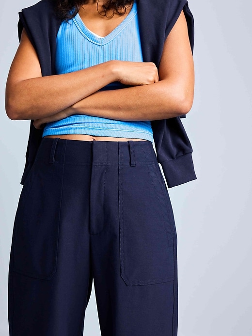 Image number 2 showing, Skyline High Rise Barrel Leg Pant
