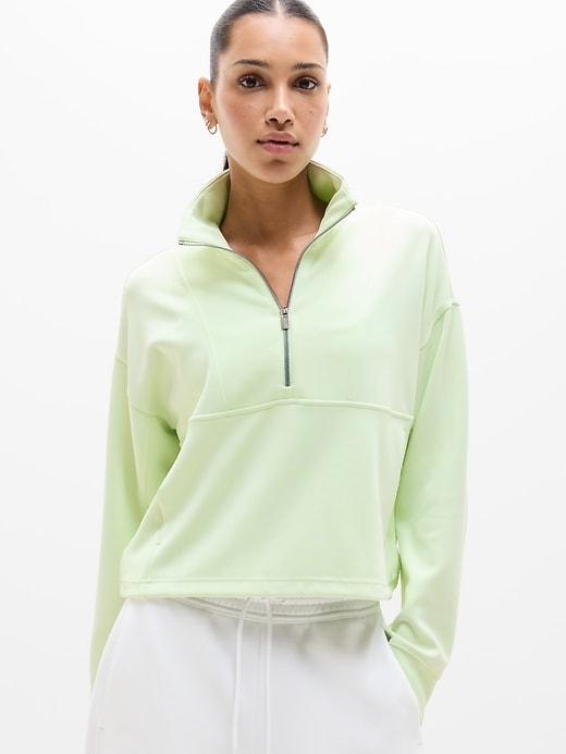Image number 1 showing, Seasoft Rib 1/4 Zip Popover