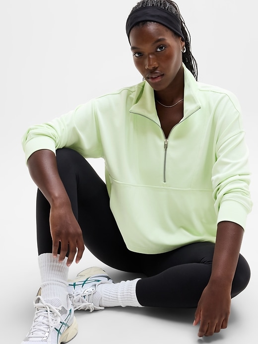 Image number 4 showing, Seasoft Rib 1/4 Zip Popover