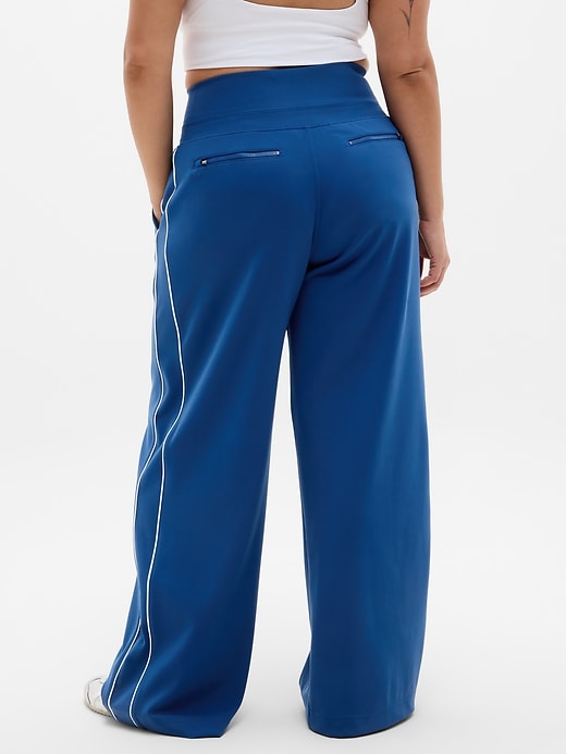 Image number 5 showing, Venice High Rise Track Stripe Wide Leg Pant