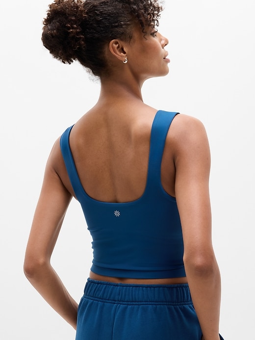 Image number 2 showing, Transcend Square Neck Crop Sports Bra D-DD