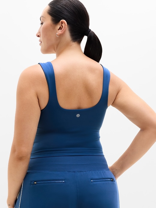 Image number 5 showing, Transcend Square Neck Crop Sports Bra D-DD