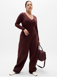 Image number 2 showing, BodyMove Plunge Long Sleeve Bodysuit