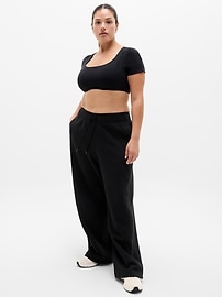 Image number 6 showing, BodyMove Square Neck Crop Tee