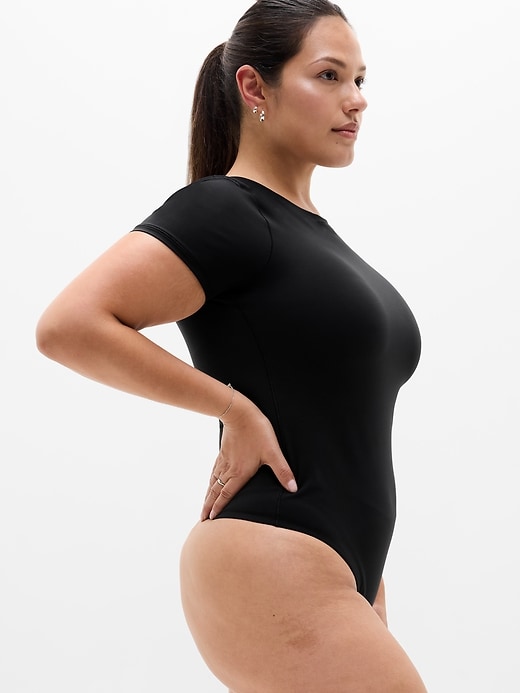Image number 8 showing, BodyMove Short Sleeve Crew Bodysuit