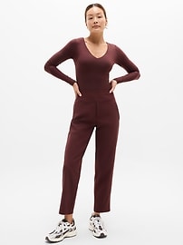 Image number 7 showing, BodyMove Plunge Long Sleeve Bodysuit