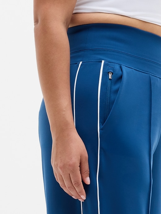 Image number 6 showing, Venice High Rise Track Stripe Wide Leg Pant