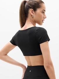 Image number 5 showing, BodyMove Square Neck Crop Tee
