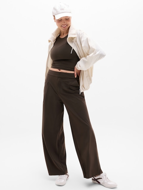 Pinnacle High Rise Trouser - Truffle