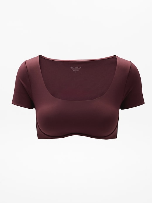 Image number 3 showing, BodyMove Square Neck Crop Tee