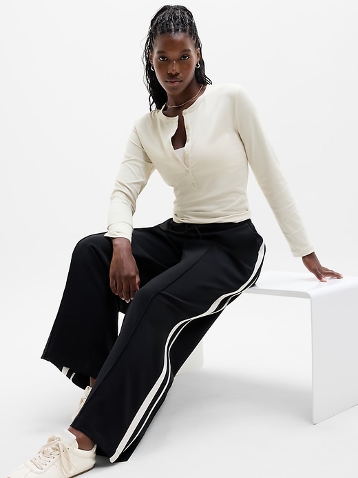 Image number 2 showing, Signature Rib Long Sleeve Henley Top