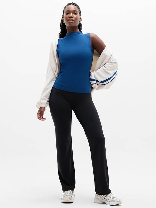 Image number 6 showing, Signature Rib Mock Neck Tank