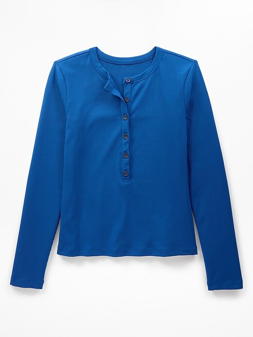 Image number 4 showing, Signature Rib Long Sleeve Henley Top