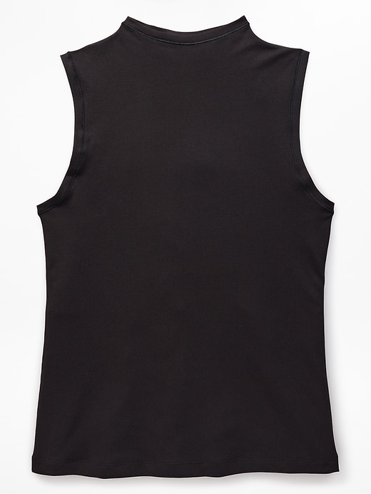 Image number 5 showing, Signature Rib Mock Neck Tank