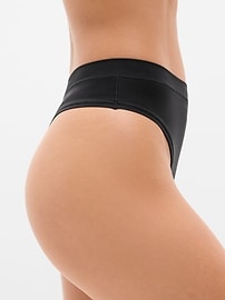 Image number 2 showing, BodyMove High Rise Thong Underwear
