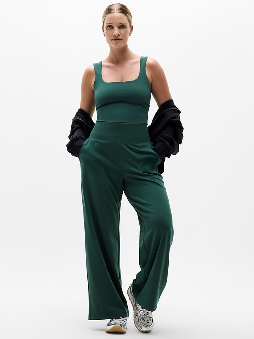 Image number 3 showing, Transcend Square Neck Crop Sports Bra A-C