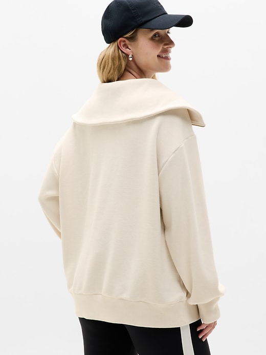 Image number 7 showing, Ottoman Rib 1/4 Zip Sweatshirt