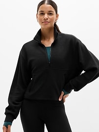 Image number 1 showing, Tranquil Waffle 1/2 Zip Sweatshirt