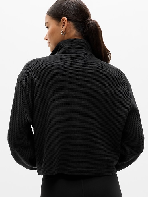 Image number 3 showing, Tranquil Waffle 1/2 Zip Sweatshirt