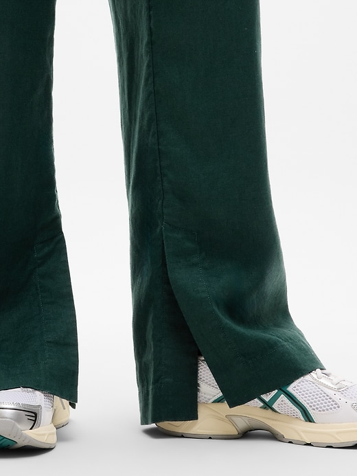 Image number 5 showing, Retreat Linen High Rise Wide Leg Pant