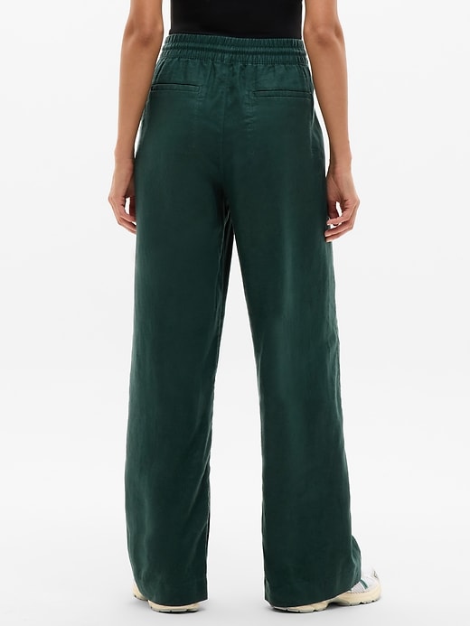 Image number 3 showing, Retreat Linen High Rise Wide Leg Pant