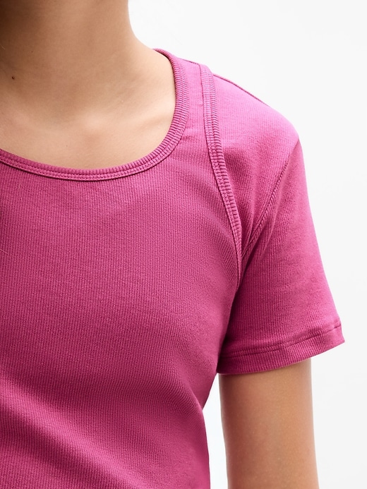 Image number 4 showing, Athleta Girl Right Moves Rib Double Up Tee