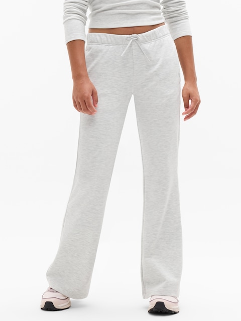 Athleta Girl Low Rise Cozy Rib Flare Jogger - Quartz Heather