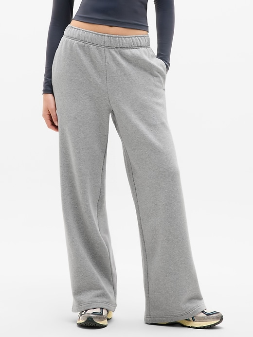 Image number 1 showing, Forever Fleece Wide Leg