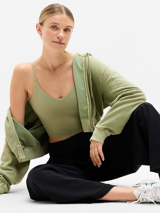 Image number 5 showing, V-Neck Crop Bra