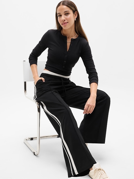 Image number 2 showing, Signature Rib Long Sleeve Henley Top