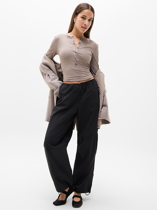 Image number 2 showing, Signature Rib Long Sleeve Henley Top