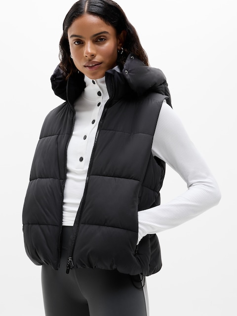 Stratus Puffer Vest - Black