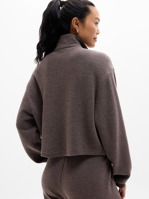 Image number 5 showing, Tranquil Waffle 1/2 Zip Sweatshirt