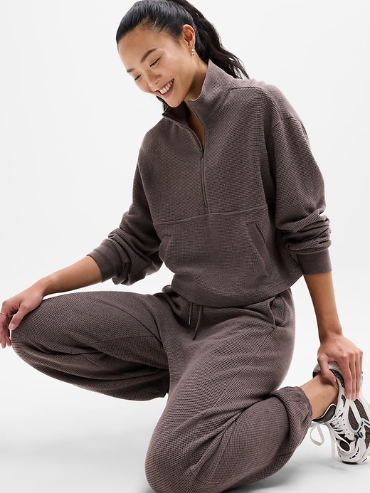 Image number 4 showing, Tranquil Waffle 1/2 Zip Sweatshirt