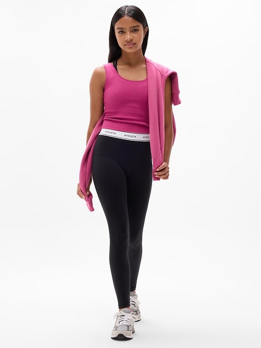 Image number 3 showing, Athleta Girl High Rise Logo Chit Chat Legging