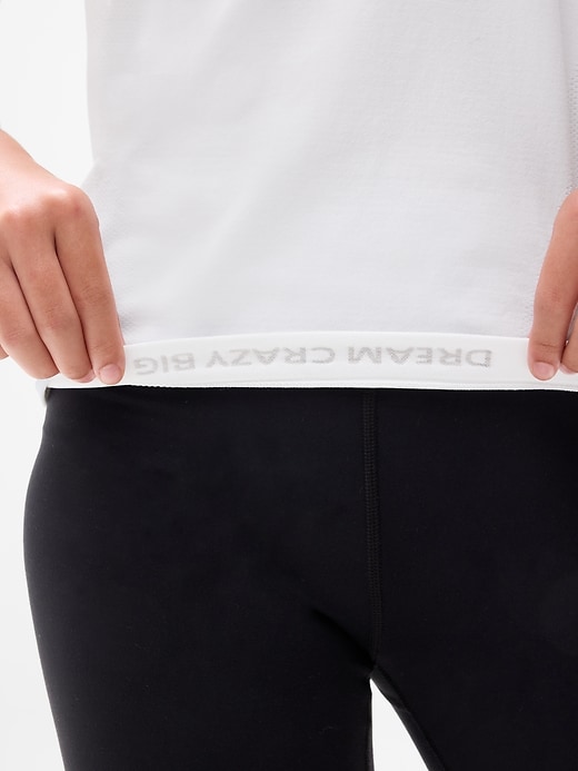 Image number 4 showing, Athleta Girl Power Up Seamless Regular Length Tee