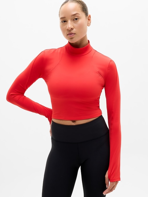Image number 1 showing, Summit Mesh Crop Top