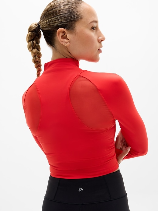 Image number 3 showing, Summit Mesh Crop Top