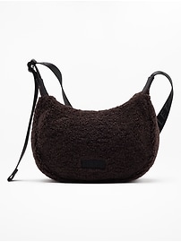 Image number 1 showing, All About Sherpa Mini Crescent Bag