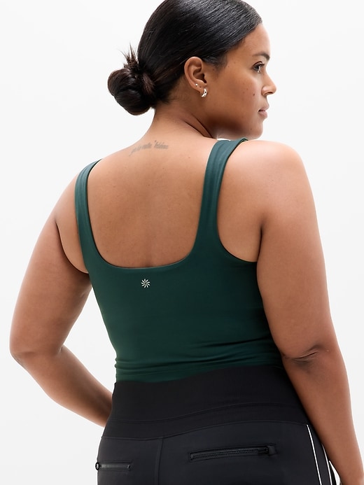 Image number 5 showing, Transcend Square Neck Crop Sports Bra D-DD